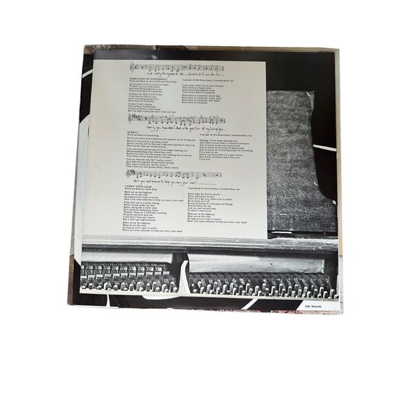Carole King Music Vinyl Album LP 1971 Terre Haute Pressing Very Good Condition - Picture 6 of 11